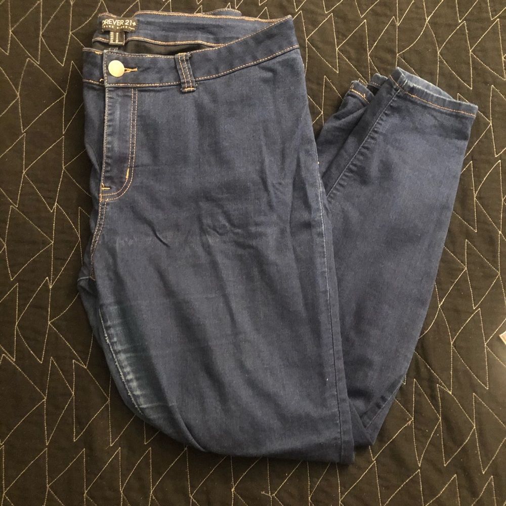 Forever 21 Skinny Blue Jeans Plus Size 18